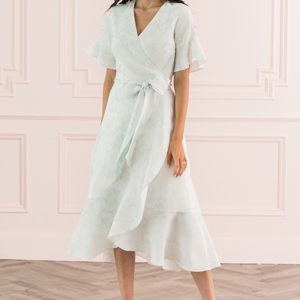 Rachel Parcell Light Blue Wrap Dress